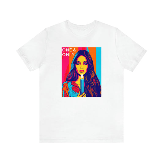 One & Only - Candlelit Woman Pop Art - White Premium T-shirt